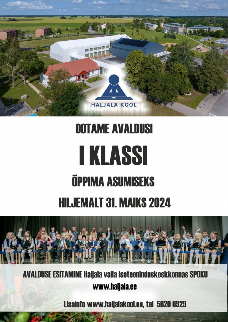 ootame avaldusi I klassi 2024 min